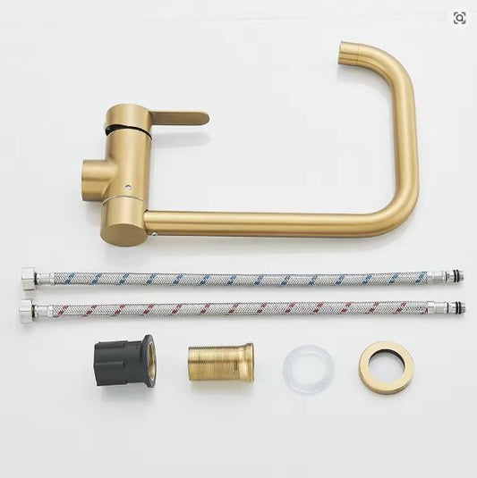 Mitigeur rabattable sous fenetre